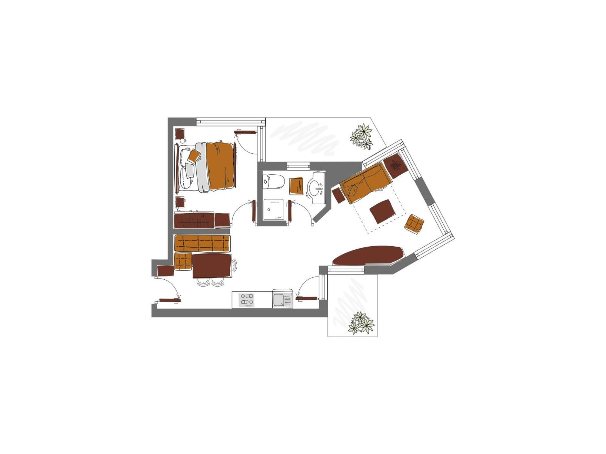 Schoenblick - Gurgl B&B Obergurgl Habitación foto